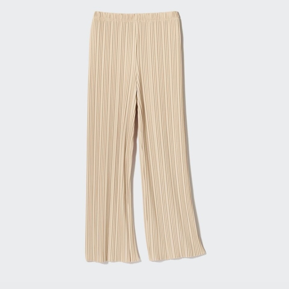 Uniqlo Beige Pleated Women's Pants Size Small NWOT